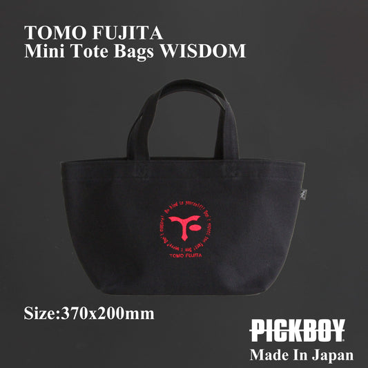 Tomo Fujita Mini Tote Bag WISDOM | Size: 370x200mm / Bottom gusset size: 240x140mm