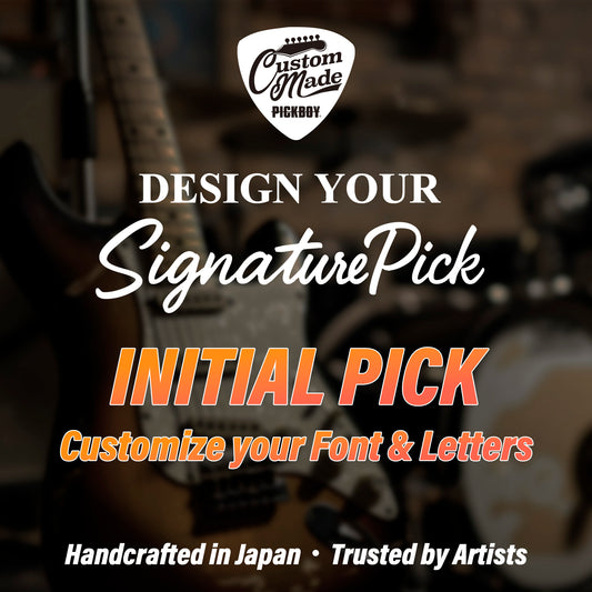 Easy Name Order (Celluloid Picks, 50 pieces/Hot Stamping Print) Custom Made Picks