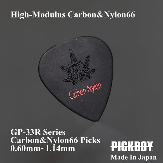 HIGH-MODULOUS | Teardrop | Material: Carbon & Nylon 66 | Color: Black | Pack of 10