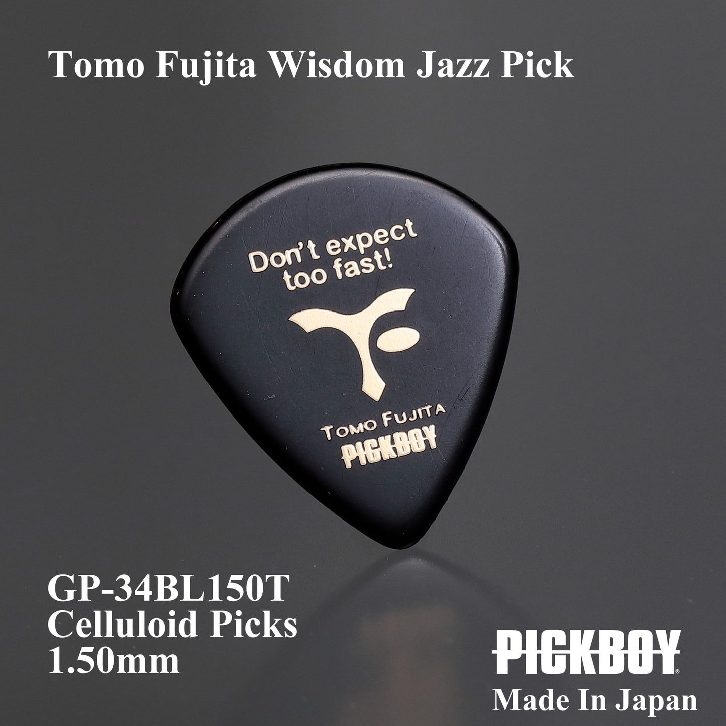 TOMO FUJITA Signature Wisdom JAZZ Picks | Jazz | 素材:セルロイド | 10枚入り