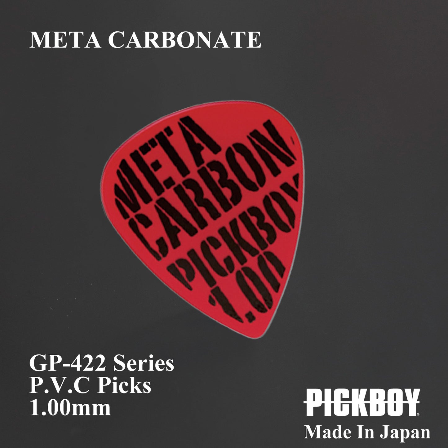 META CARBONATE | Teardrop | Material: Metacarbonate (PVC) | Color: Red Silver, Red Black, Blue Black | Pack of 10