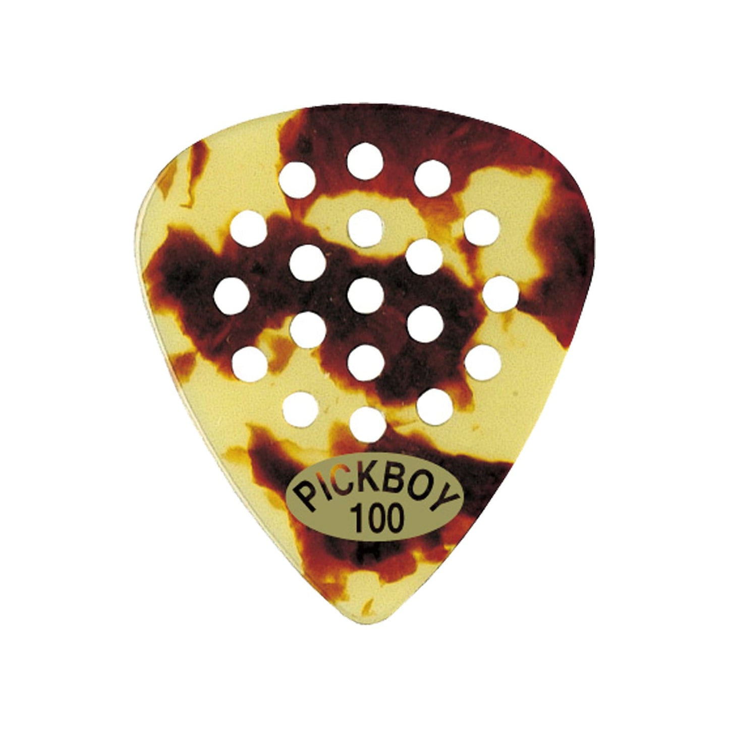 POS-A-GRIP | Teardrop | Material: Celluloid | Color: Black/Rainbow/Tortoiseshell | Pack of 10
