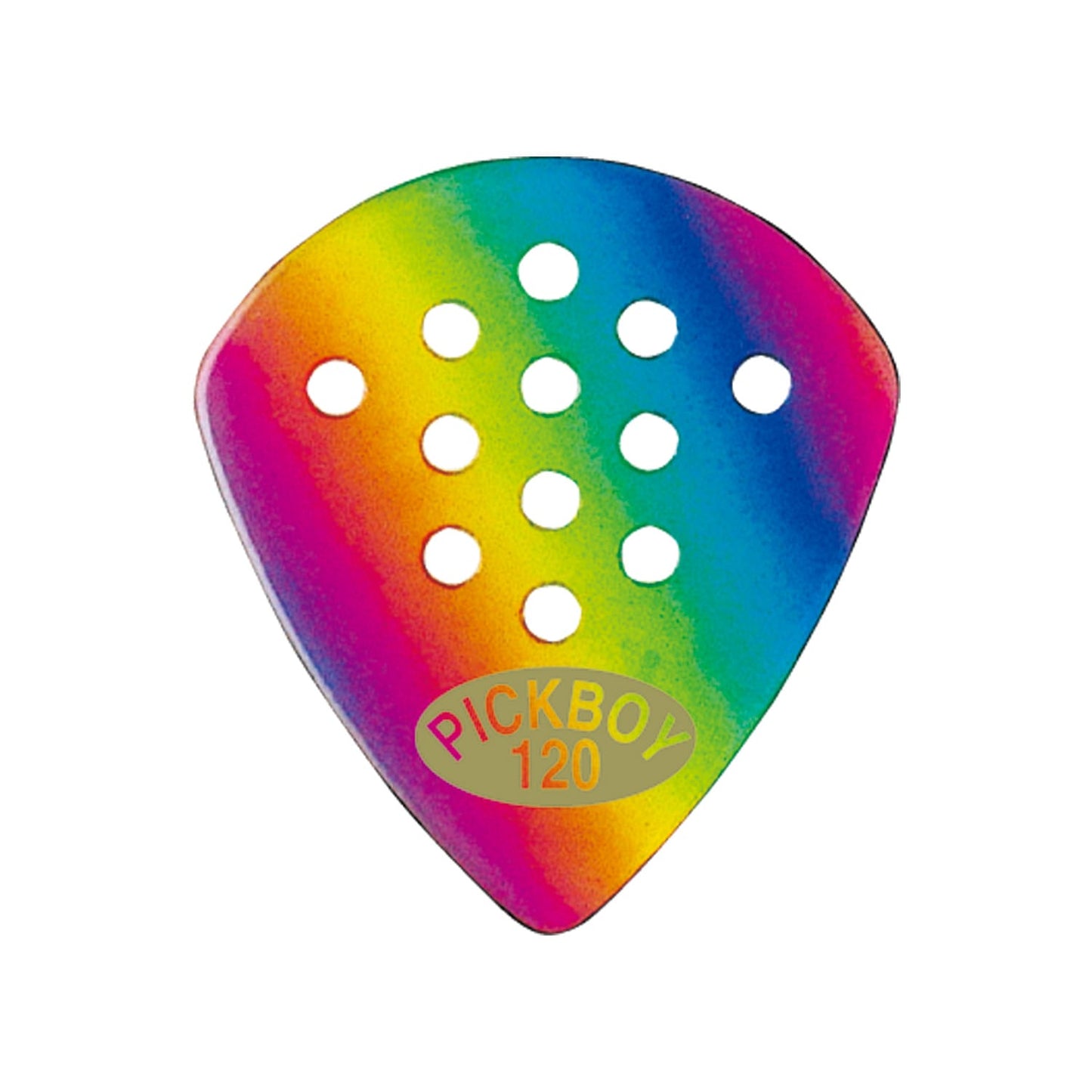 PICKBOY GP-45 POS-A-GRIP Zelluloid-Gitarrenplektrum in Jazzform