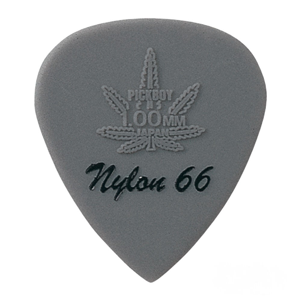 PICKBOY GP-77R HIGH-MODULOUS NYLON Nylon 66 Teardrop Guitar Pick Set of 10