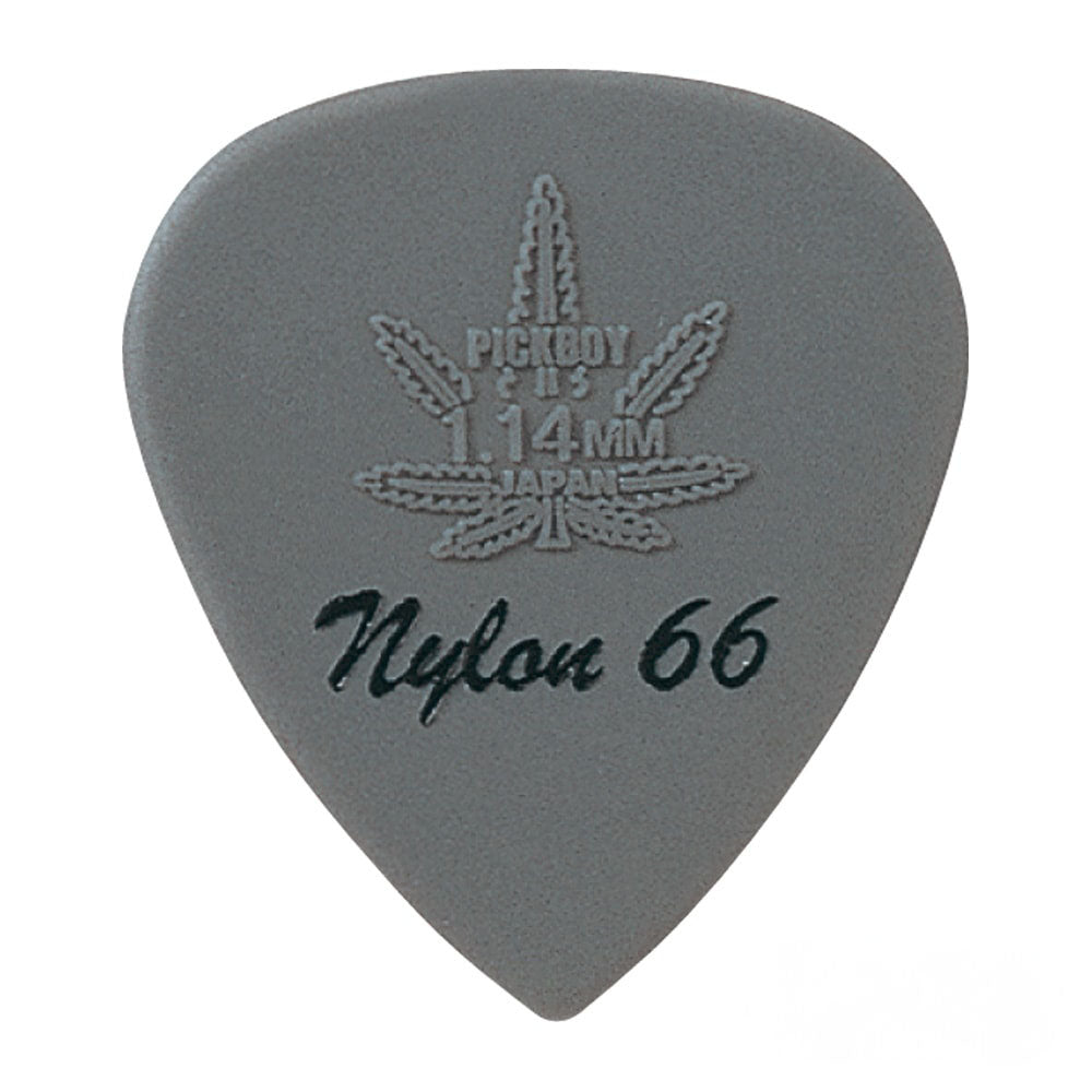 PICKBOY GP-77R HIGH-MODULOUS NYLON Nylon 66 Teardrop Guitar Pick Set of 10