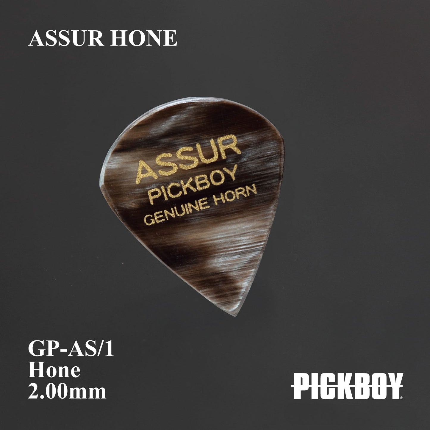 ASSUR HONE | Teardrop | Material: Horn | Color: Horn | Each: 1 piece