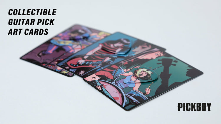 COLLECTIBLE GUITAR PICK ART CARDS
