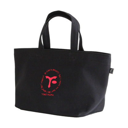 トモ藤田 ミニトートバッグ WISDOM |サイズ：370x200mm／底マチサイズ：240x140mm