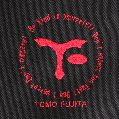 トモ藤田 ミニトートバッグ WISDOM |サイズ：370x200mm／底マチサイズ：240x140mm