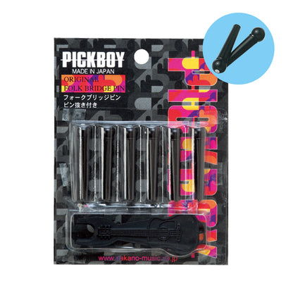 PICKBOY | ブリッジピン　ホワイト/ブラック　※ピンプライ付