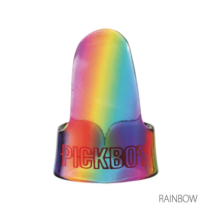 DEDAL PICK | Material: Celuloide | Cores: Marfim, Preto, Arco-íris, Tartaruga, Branco | Cada: 5 peças