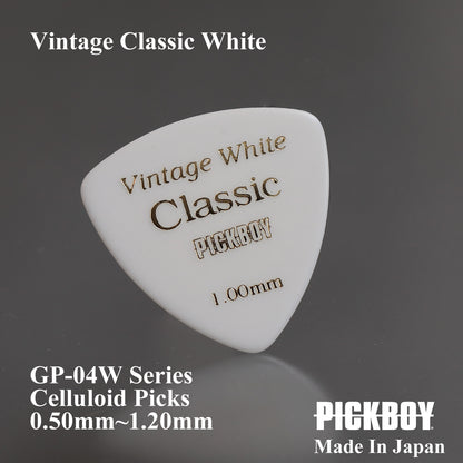 VINTAGE CLÁSSICO BRANCO | Triângulo | Material: Celuloide | Cor: Branco | Pacote com 10