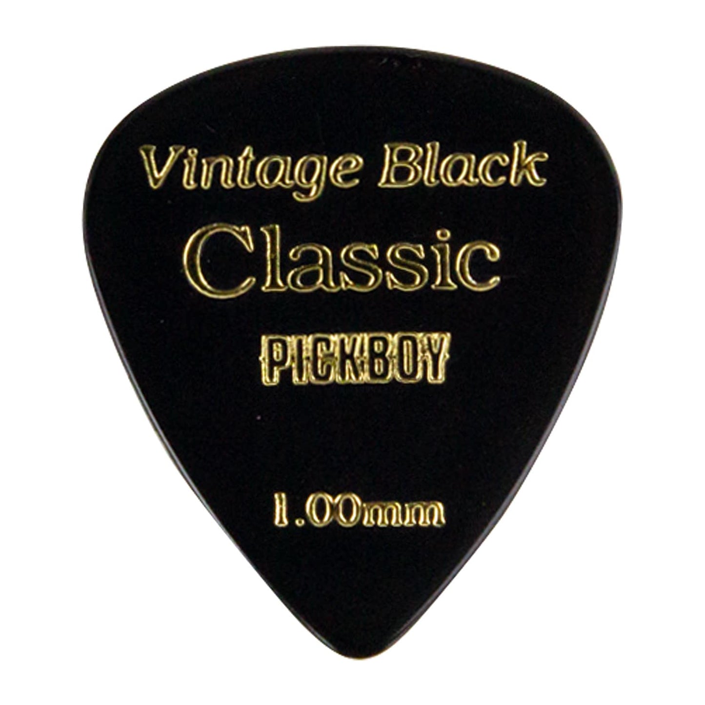 VINTAGE CLASSIC BLACK | Teardrop | 素材：セルロイド | 色：ブラック | 10枚入り