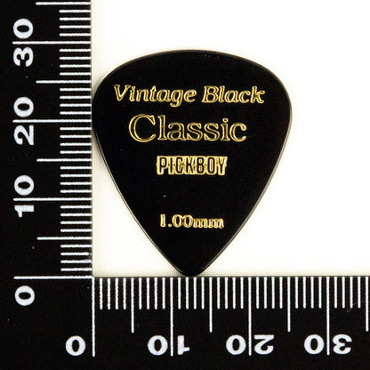 VINTAGE CLASSIC SCHWARZ | Träne | Material: Zelluloid | Farbe: Schwarz | 10er Packung