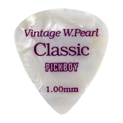 VINTAGE CLASSIC WHITE PEARL | Lacrima | Materiale: Celluloide | Colore: Bianco Perla | Confezione da 10