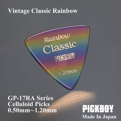 VINTAGE CLASSIC RAINBOW | Triangle | 素材：セルロイド | 色：レインボー | 10枚入り