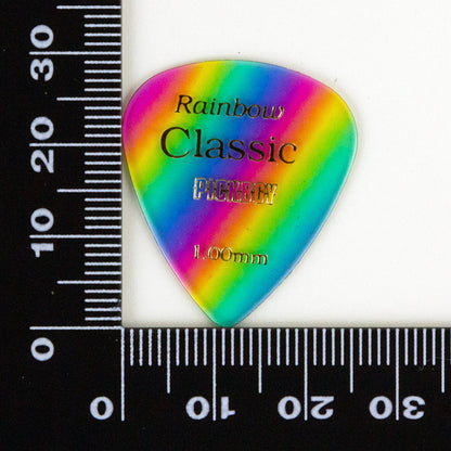 VINTAGE CLASSIC RAINBOW | Teardrop | 素材：セルロイド | 色：レインボー | 10枚入り
