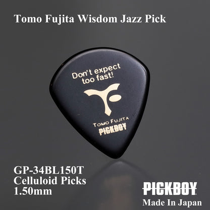 TOMO FUJITA Signature Wisdom JAZZ Palhetas | Jazz | Material: Celuloide | Pacote com 10