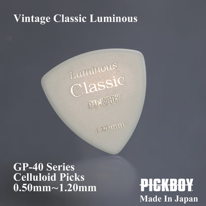 VINTAGE CLASSIC LUMINOUS | Triangle | 素材：セルロイド | 色：夜光 | 10枚入り