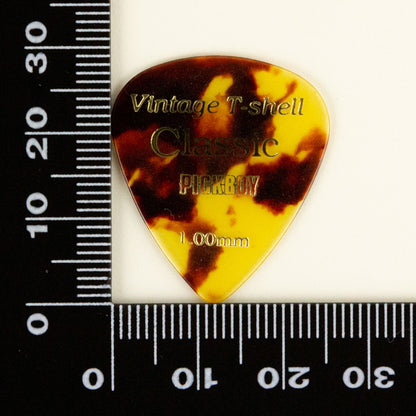 VINTAGE CLASSIC T-SHELL | Träne | Material: Zelluloid | Farbe: Schildpatt | 10er Packung