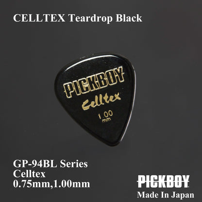 CELLTEX | Teardrop | 素材：セルテックス | 色：ブラック | 10枚入り