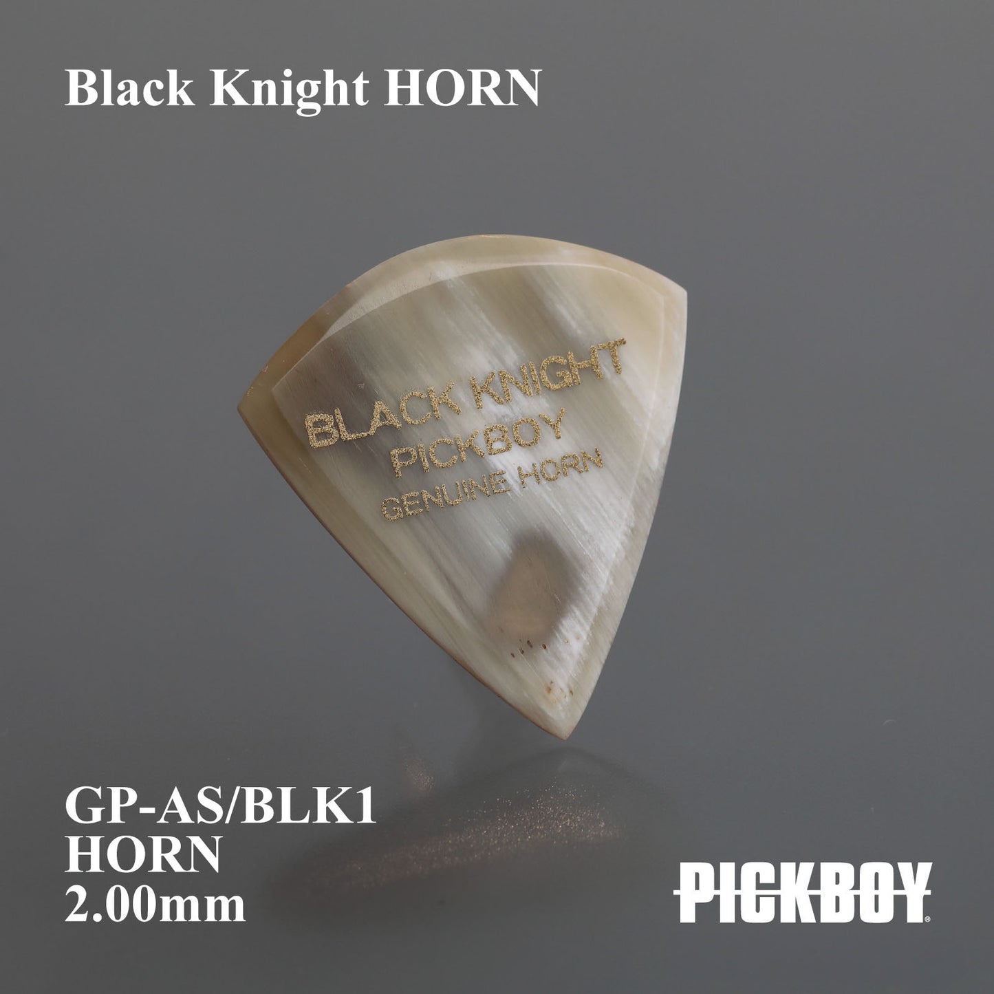 Schwarzes Ritterhorn | Tropfenform | Material: Horn | Farbe: Horn | 1 Stück enthalten