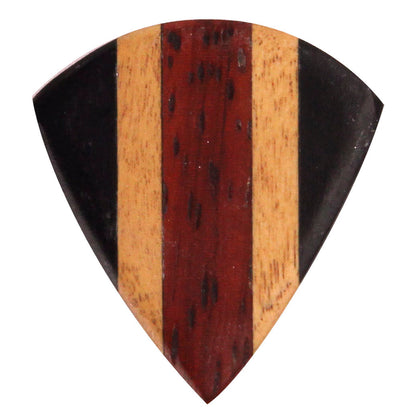 BLACK KNIGHT Mix Bois | Larme | Matériau : Bois mélangé (ébène/haldoo/paduk africain) | Couleur : Mix Bois | Chaque : 1 pièce