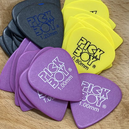 POLIACETAL | Lágrima | Material: Poliacetal | Cor: Amarelo/Roxo/Preto | Pacote com 10