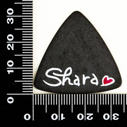 SHARA-Modell [Shinichiro Ishihara/Earthshaker] | Dreieck | Material: Polyacetal | Farbe: Schwarz | 10 Stück