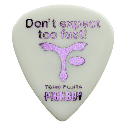 Médiators Signature Wisdom de TOMO FUJITA (Édition limitée USA) | Forme goutte | Matériau : Celluloïd | Lot de 20