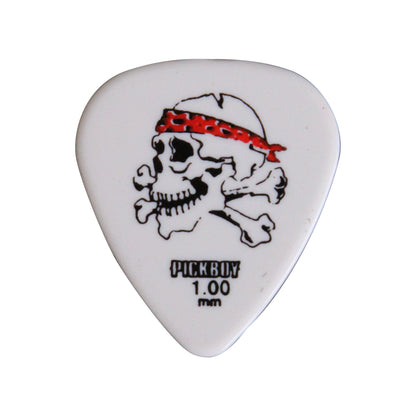 PICKBOY Archive Series ヘビーメタルII（スカル） | Teardrop | 素材：セルテックス | 色：ホワイト | 10枚入り