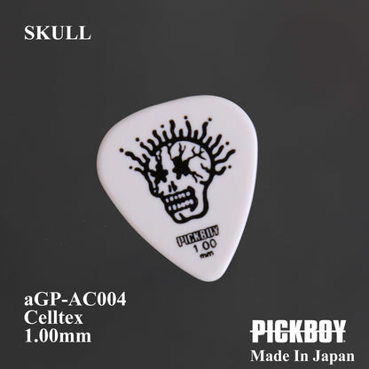 PICKBOY Archive Series スカル（スカル） | Teardrop | 素材：セルテックス | 色：ホワイト | 10枚入り