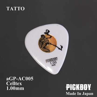 PICKBOY Archive Series タトゥー（骸骨） | Teardrop | 素材：セルテックス | 色：ホワイト | 10枚入り