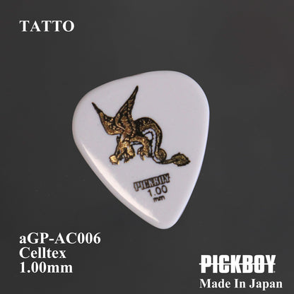 PICKBOY Archive Series タトゥー（ドラゴン） | Teardrop | 素材：セルテックス | 色：ホワイト | 10枚入り