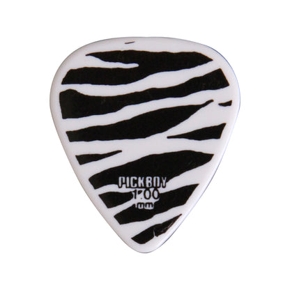 PICKBOY Archive Series ヘビーメタル（ゼブラ） | Teardrop | 素材：セルテックス | 色：ホワイト | 10枚入り