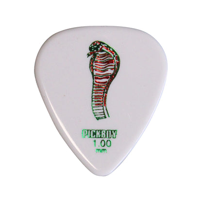 PICKBOY Archive Series ヘビーメタルII（コブラ） | Teardrop | 素材：セルテックス | 色：ホワイト | 10枚入り