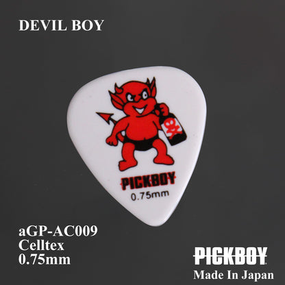 PICKBOY Archive Series デビルボーイ | Teardrop | 素材：セルテックス | 色：ホワイト | 10枚入り