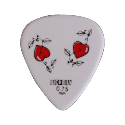 PICKBOY Archive Series タトゥー（ハート） | Teardrop | 素材：セルテックス | 色：ホワイト | 10枚入り