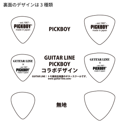 イージーネームオーダー（セルロイドピック・50枚/箔押しプリント）カスタムメイドピック