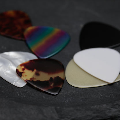 イージーネームオーダー（セルロイドピック・50枚/箔押しプリント）カスタムメイドピック