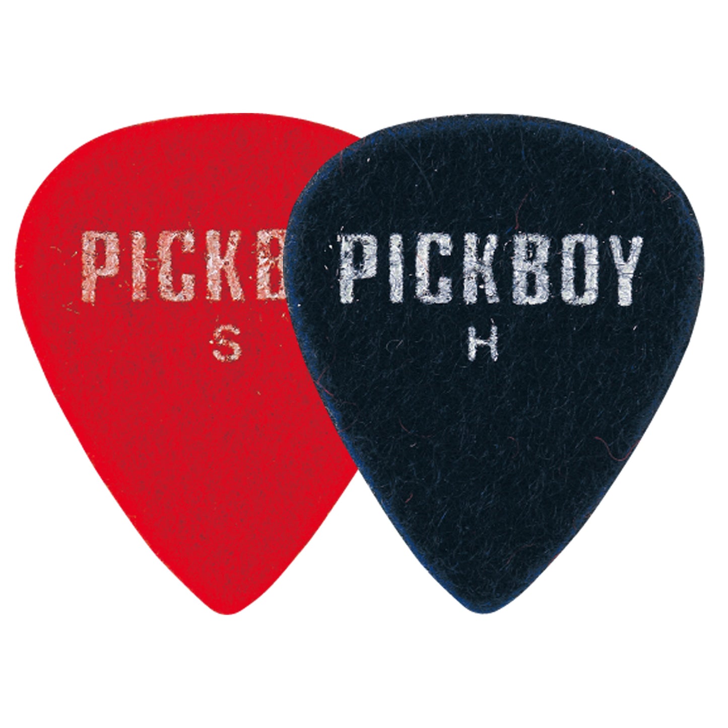 Médiators en feutre pour ukulélé | Forme goutte d'eau/triangle | Matière : laine/rayonne/PVC | Épaisseur : souple/épaisse | 5 médiators par paquet