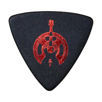 ヘルギター　SHARAモデルギターピック［石原 愼一郎/アースシェイカー］| Triangle | 素材：ポリアセタール | 色：メタリックレッド、ゴールド | 2色各10枚入り