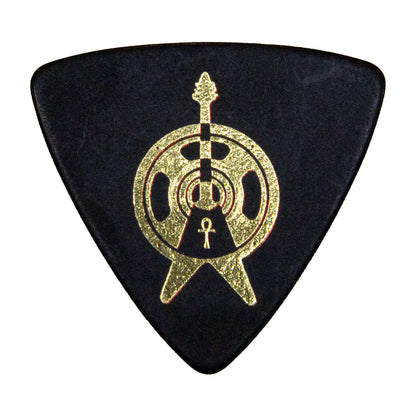 ヘルギター　SHARAモデルギターピック［石原 愼一郎/アースシェイカー］| Triangle | 素材：ポリアセタール | 色：メタリックレッド、ゴールド | 2色各10枚入り