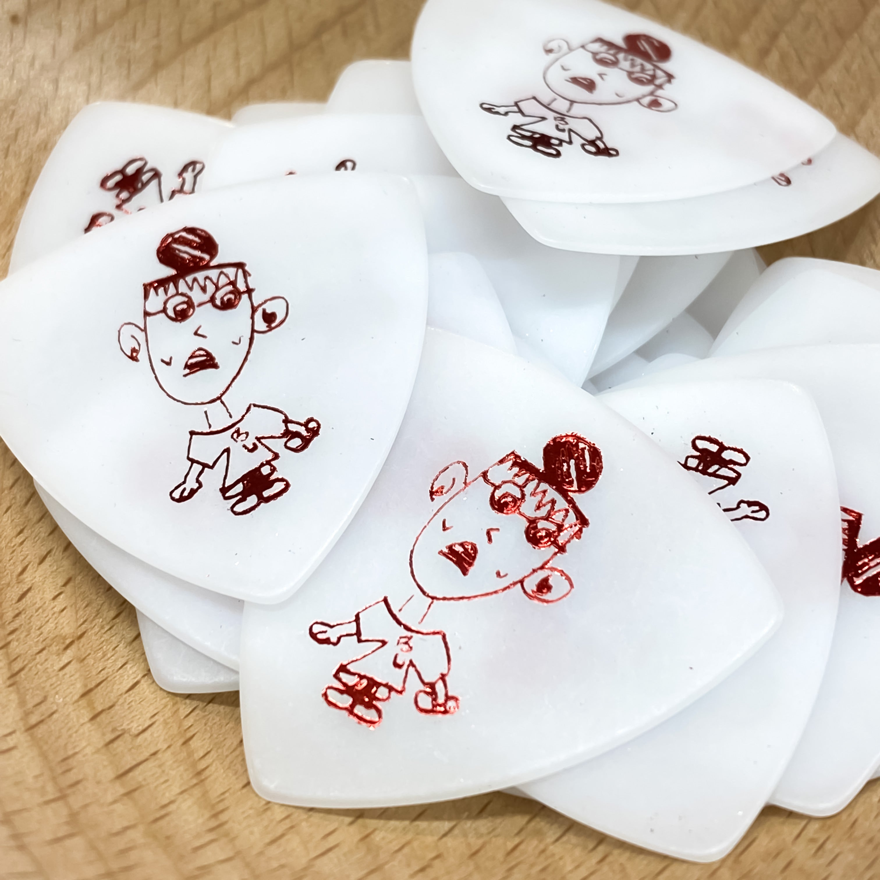 ④ 完成したピック